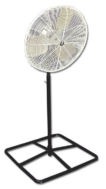 24" Fan With Pedestal Stand White Or Black
