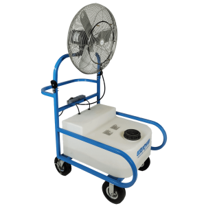 Portable misting fan from Advanced Misting Systems