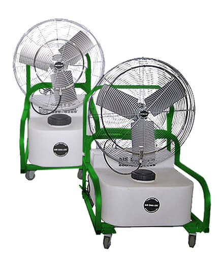 Air shop chiller fan