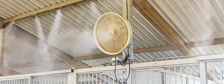 wall-mounted-misting-fan-installation