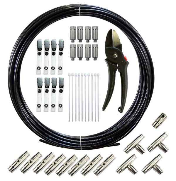 Mist n Go Portable Pump w/ 8 Nozzle Mist Line Kit 1/4 Inch Tubing - Image 2