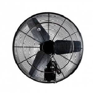 30” Oscillating Black Fan