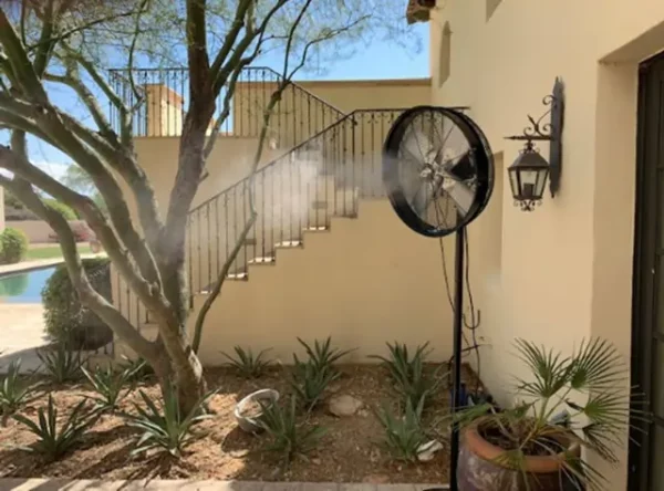 residential misting fan