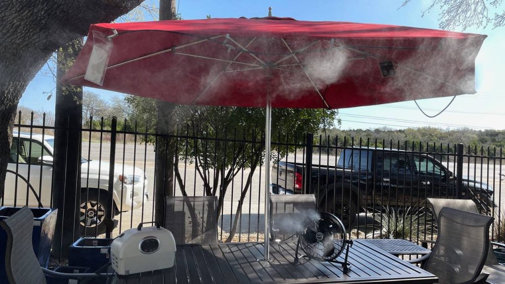 backyard misting from Advanced Misting Systems